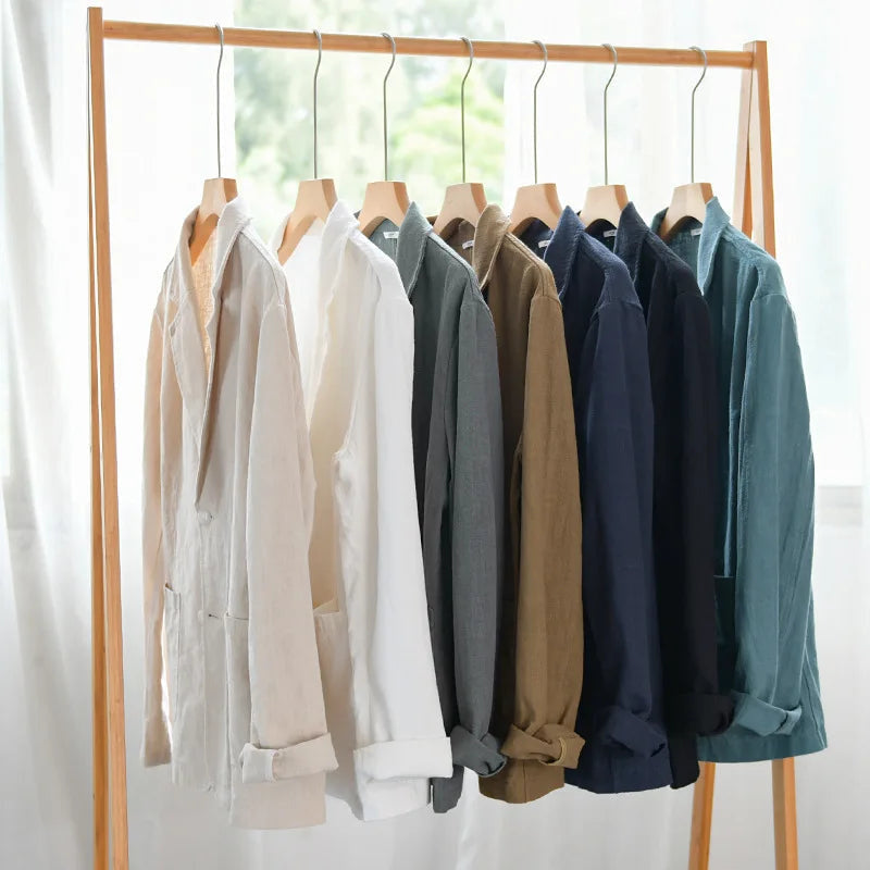 Sakko Herren mit aufgesetzten Taschen und schmalem Revers - Mehrere Farben